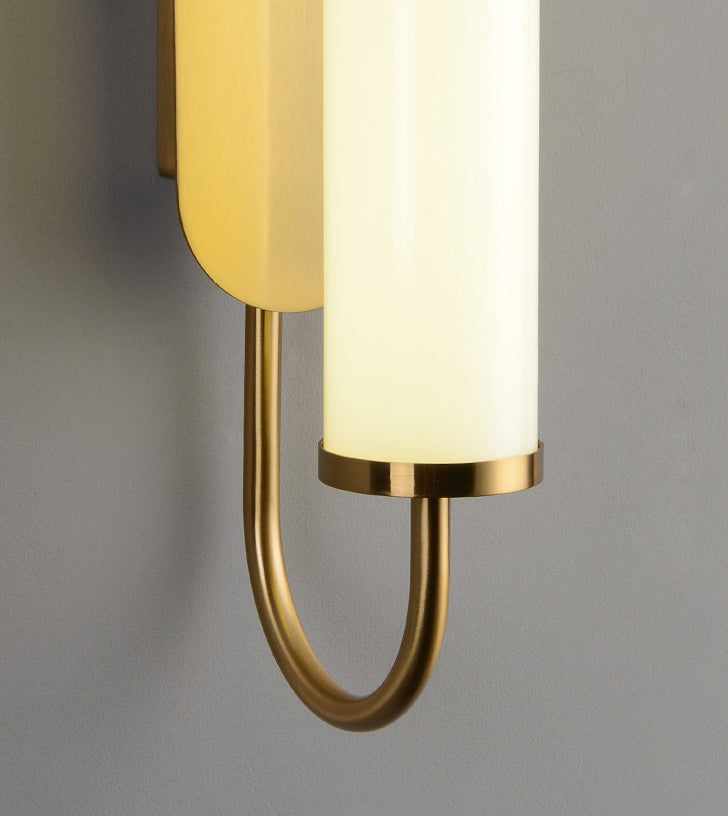 Contemporary Linear Wall Mounted Light Fixture 1-Light Sconce Light for Bathroom