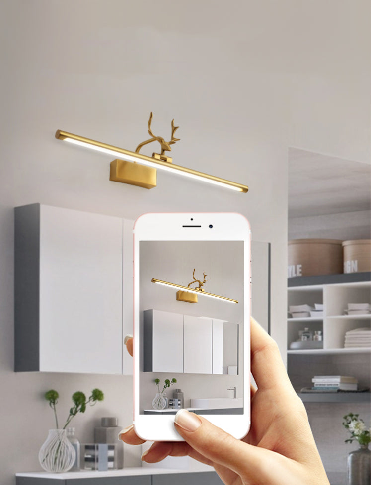 Metall Waschtisch Wandlampe Lampengeweih moderne Leuchtenleuchte für Badezimmer