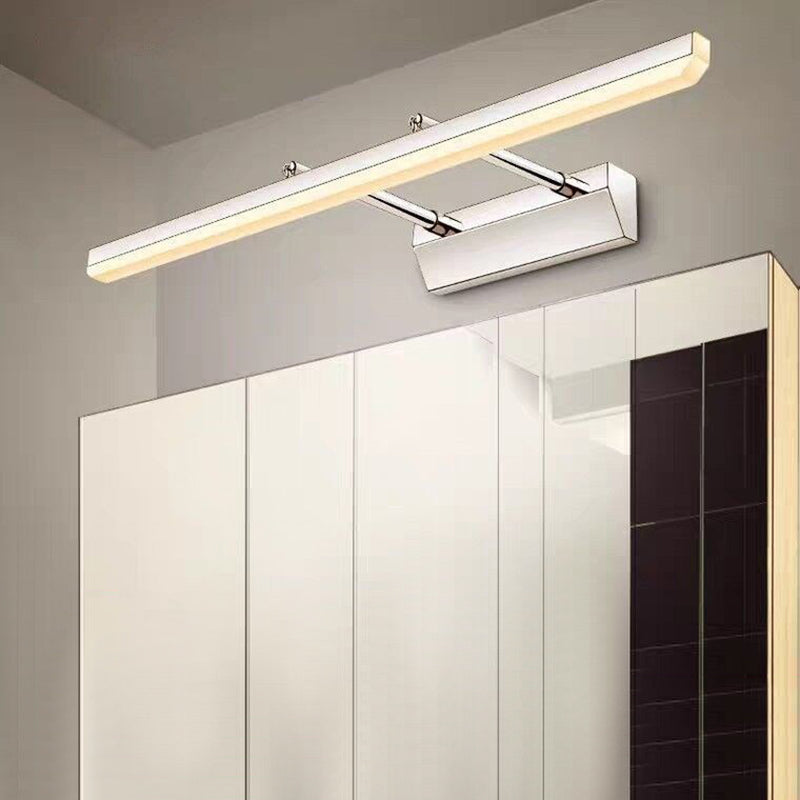 Metal linear Shade Swing Arm Wall Lights Modern 1 Head Wall Mount Fixture