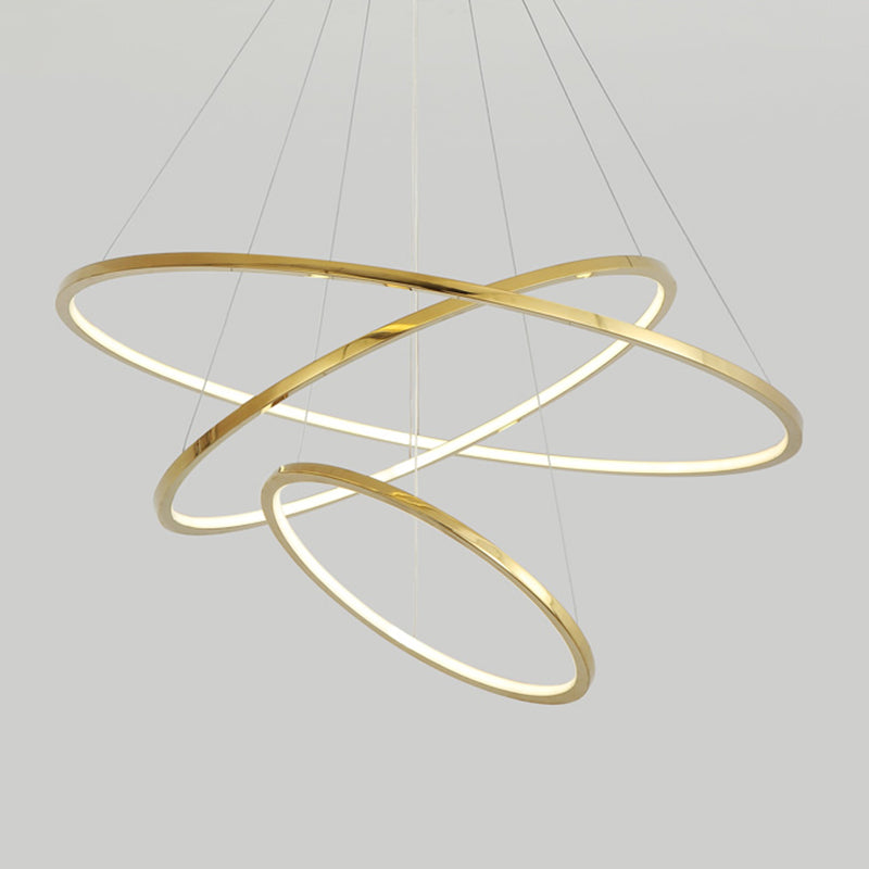 Modern Farmhouse Chandelier Multiple Rings Chandelier Lighting Fixtures