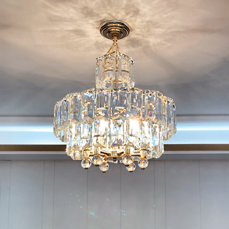 Lumières de lustre moderne Crystal Sphere Chandelier lustre d'éclairage d'éclairage Crystal