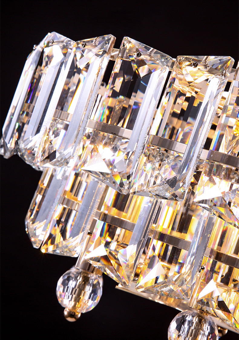 Lumières de lustre moderne Crystal Sphere Chandelier lustre d'éclairage d'éclairage Crystal