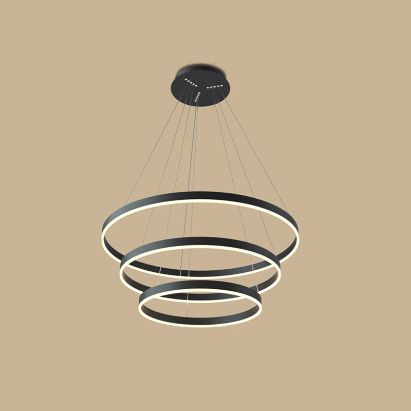 Luz de lámpara de araña moderna accesorios de iluminación de araña de araña circular