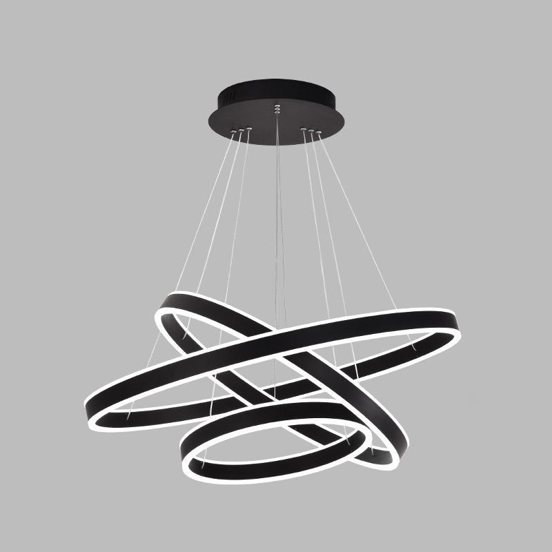 Modern Chandeliers For Dining Room Multiple Rings Chandelier Lighting Fixtures