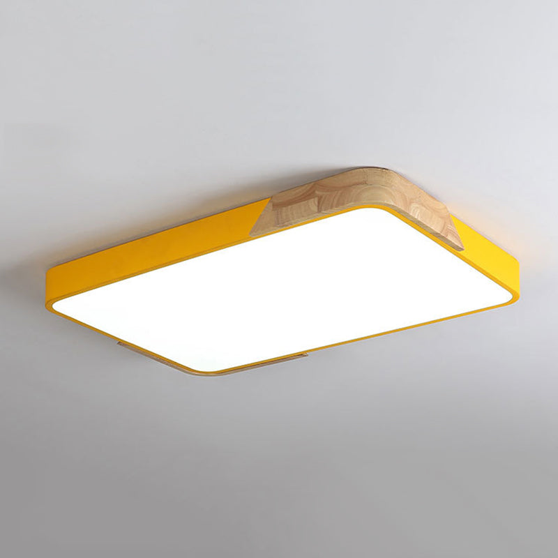 Lámparas empotradas de 1 luz de estilo moderno Lámpara de techo empotrada de acrílico geométrica
