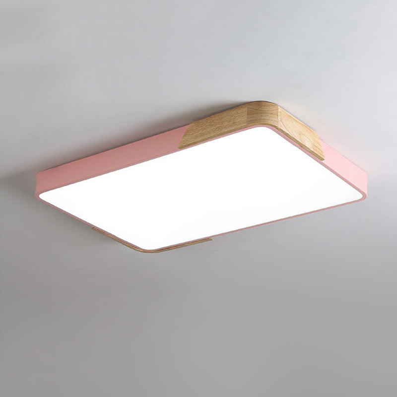 Lámparas empotradas de 1 luz de estilo moderno Lámpara de techo empotrada de acrílico geométrica