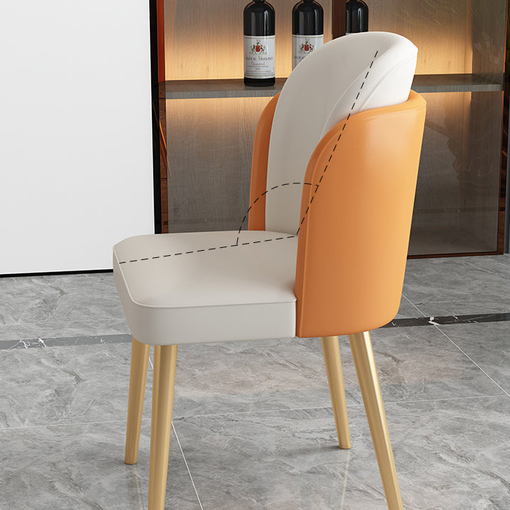 Modern Style Sintered Stone Standard Dining Set White Kitchen Dining Set with 4 Legs Base