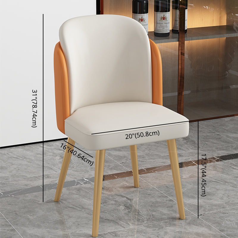 Modern Style Sintered Stone Standard Dining Set White Kitchen Dining Set with 4 Legs Base