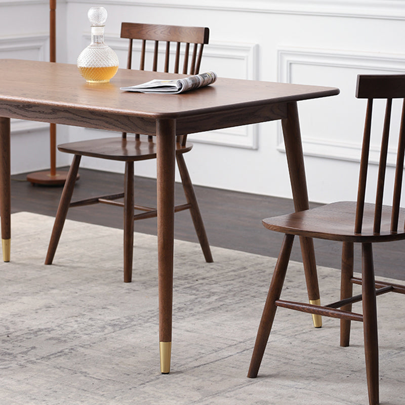 Modern Style Solid Wood Dining Sets with Rectangle Table Dining Furniture for Dining Room