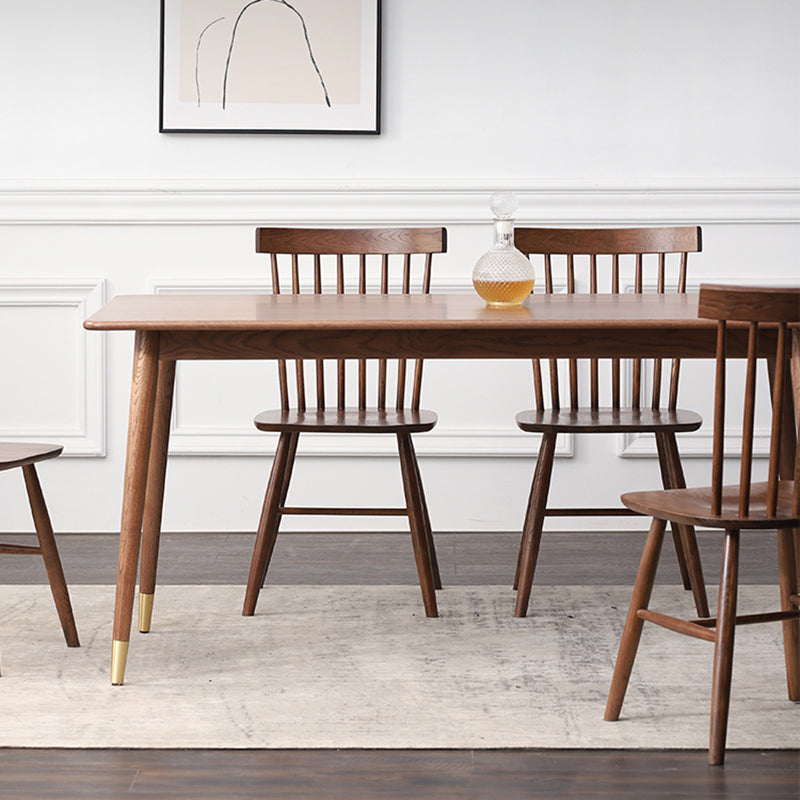 Modern Style Solid Wood Dining Sets with Rectangle Table Dining Furniture for Dining Room