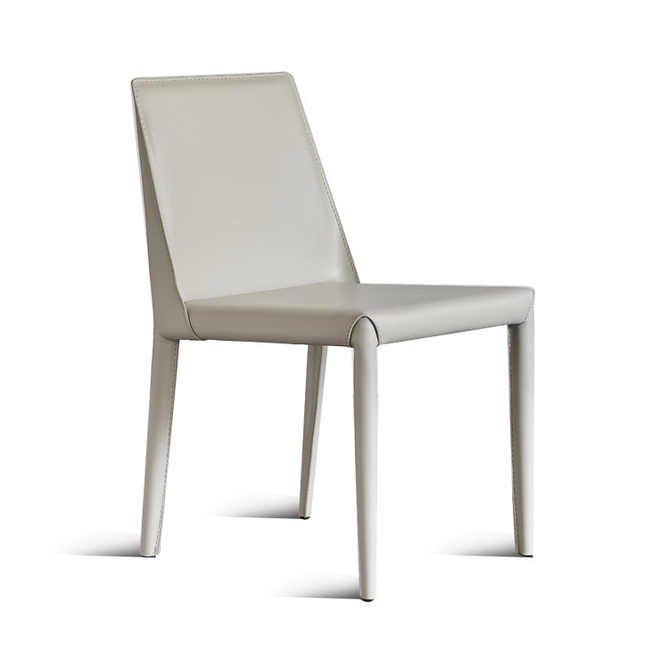 Modern Sintered Stone Table Set of 5/7 with Rectangle Table Dining Set with White Chairs