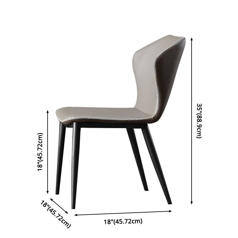 Modern Sintered Stone Table Set of 5/7 with Rectangle Table Dining Set with PU Leather Chairs