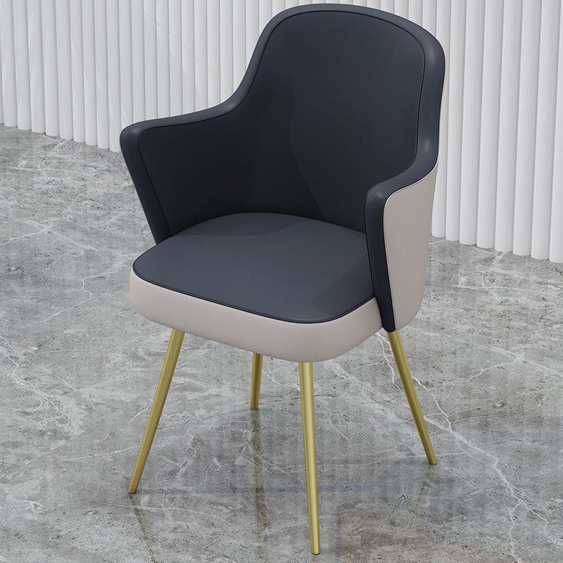 Modern Sintered Stone Top Standard Dining Set White Rectangle Shape Dining Set with Double Pedestal