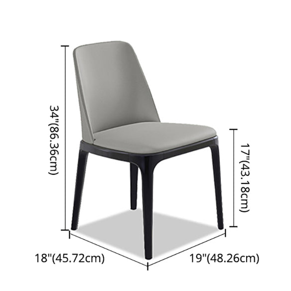 Contemporary Dining Set with Sintered Stone Dining Table and Cushion Chairs