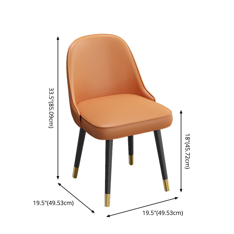 Modern Style Sintered Stone Dining Set with Standard Height Table and 4 Black Legs Base