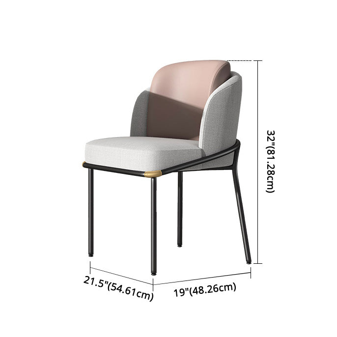 Sintered Stone Minimalist Dining Room Set with Rectangle Table and Metal Base Table Furniture