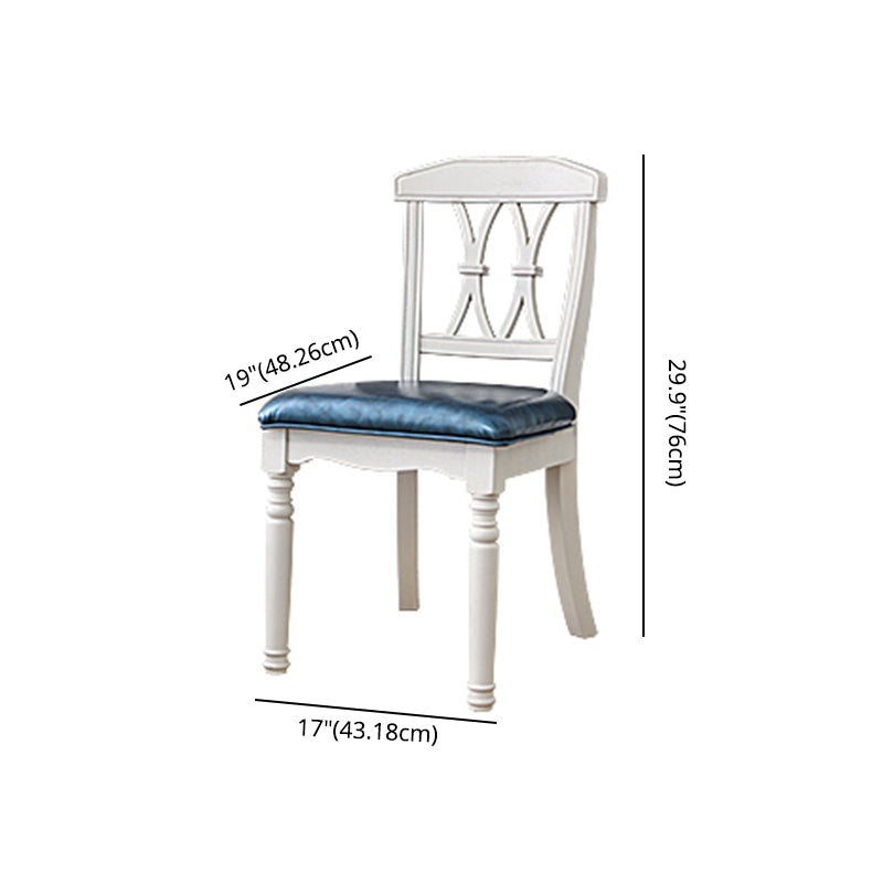 Traditional Solid Wood Dining Set Standard Height with 4 Legs Base Dining Room Set