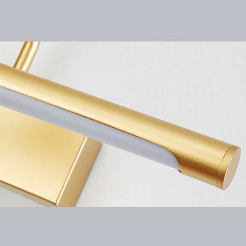 Linear Vanity Wall Lights Traditional Acrylic Wall Sconce with Antlers for Bathroom