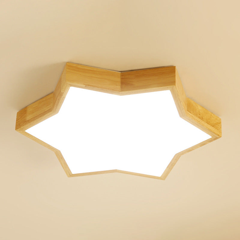 Plafonniers spéciaux à montage encastré en forme d'étoile pour chambre d'enfant