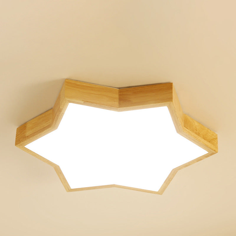 Plafonniers spéciaux à montage encastré en forme d'étoile pour chambre d'enfant