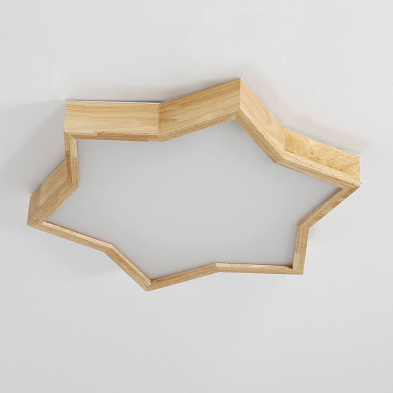 Plafonniers spéciaux à montage encastré en forme d'étoile pour chambre d'enfant