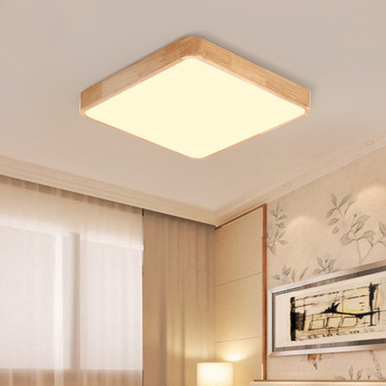 Plafonnier LED encastré de style moderne et minimaliste avec abat-jour en acrylique