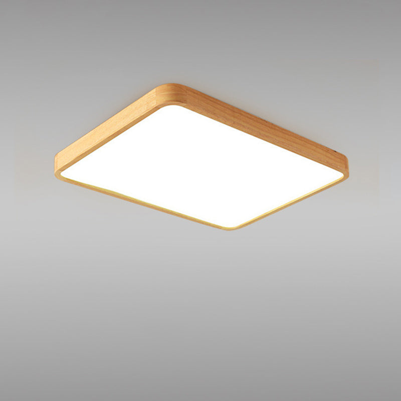 Plafonnier LED encastré de style moderne et minimaliste avec abat-jour en acrylique