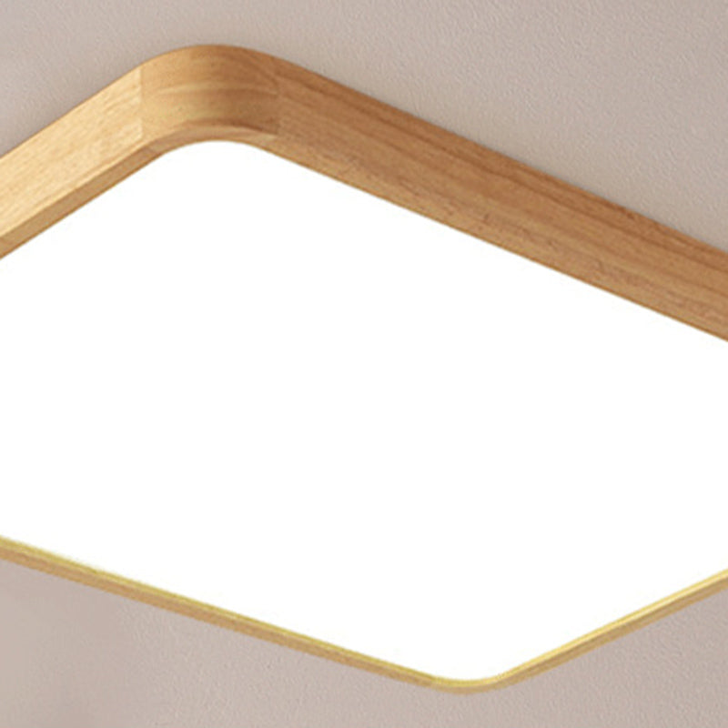 Plafonnier LED encastré de style moderne et minimaliste avec abat-jour en acrylique