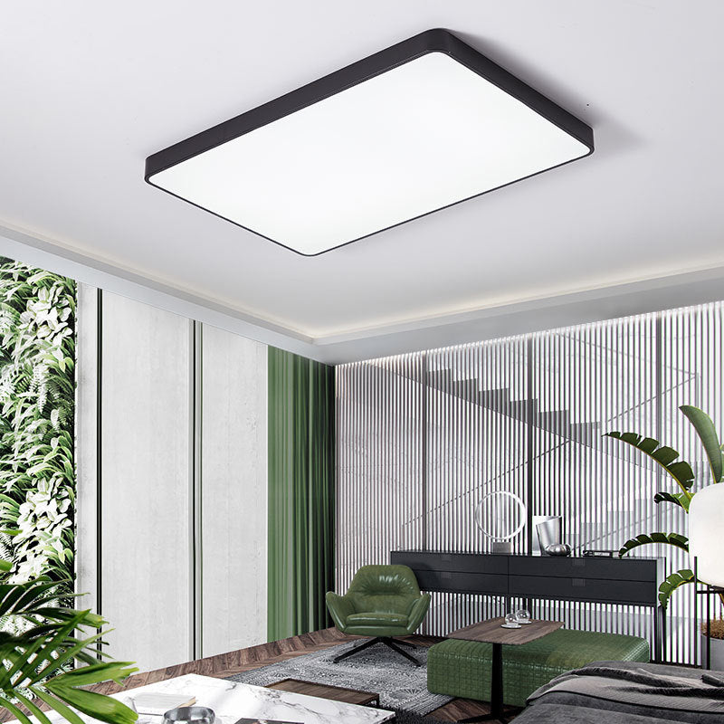Modern Style Square LED Flush Mount Ceiling Light Fixture for Meeting Room