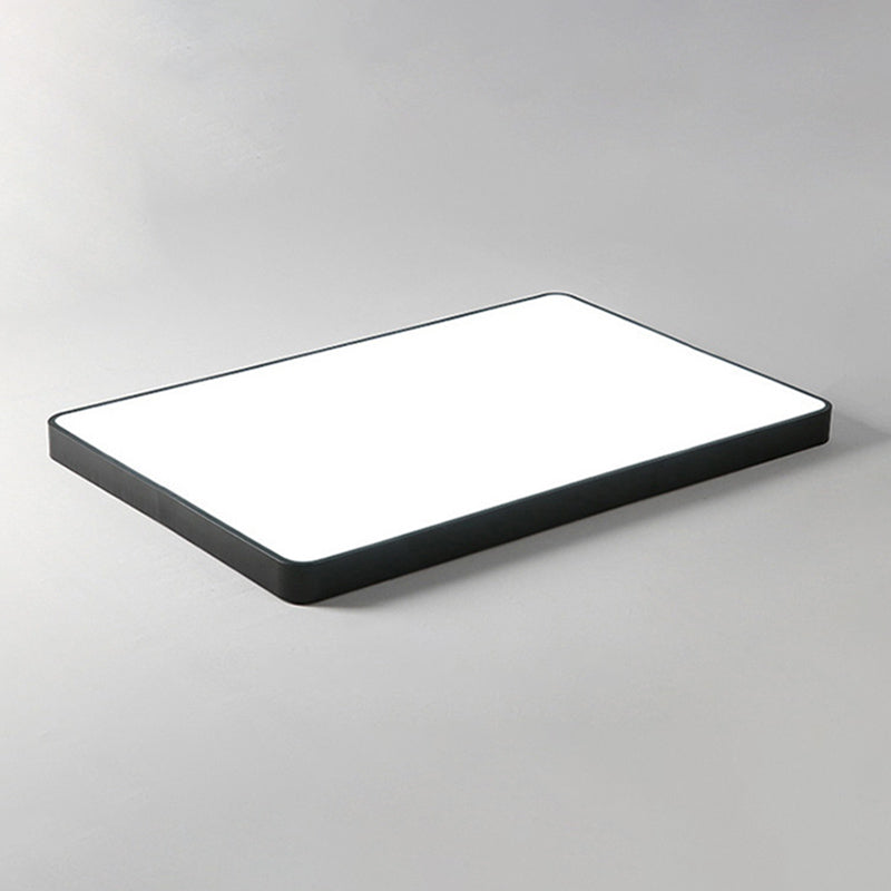 Lámpara de techo LED cuadrada de estilo moderno con montaje empotrado para sala de reuniones