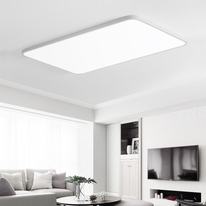 Lámpara de techo LED cuadrada de estilo moderno con montaje empotrado para sala de reuniones