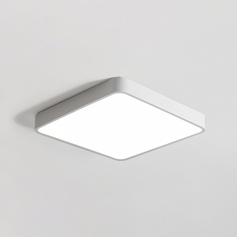 Lámpara de techo LED cuadrada de estilo moderno con montaje empotrado para sala de reuniones