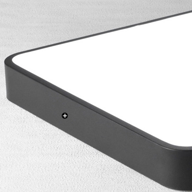 Lámpara de techo LED cuadrada de estilo moderno con montaje empotrado para sala de reuniones