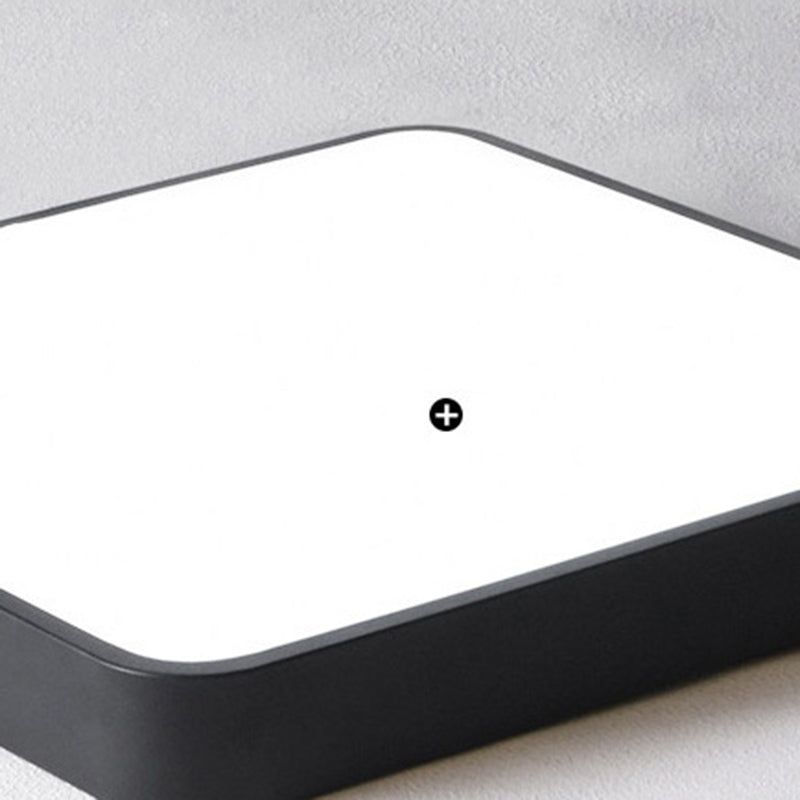 Lámpara de techo LED cuadrada de estilo moderno con montaje empotrado para sala de reuniones