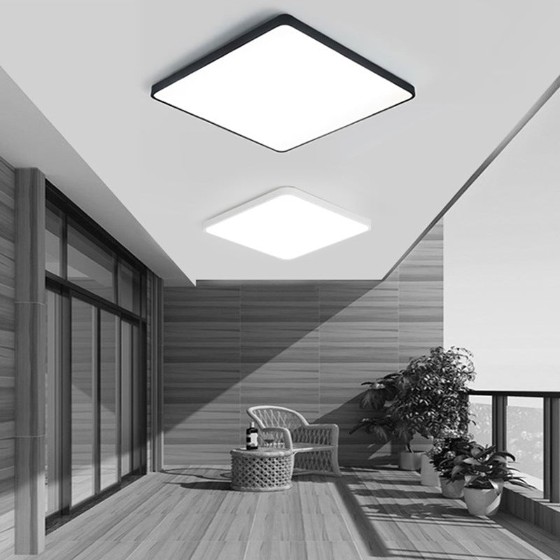 Modern Style Square LED Flush Mount Ceiling Light Fixture for Meeting Room