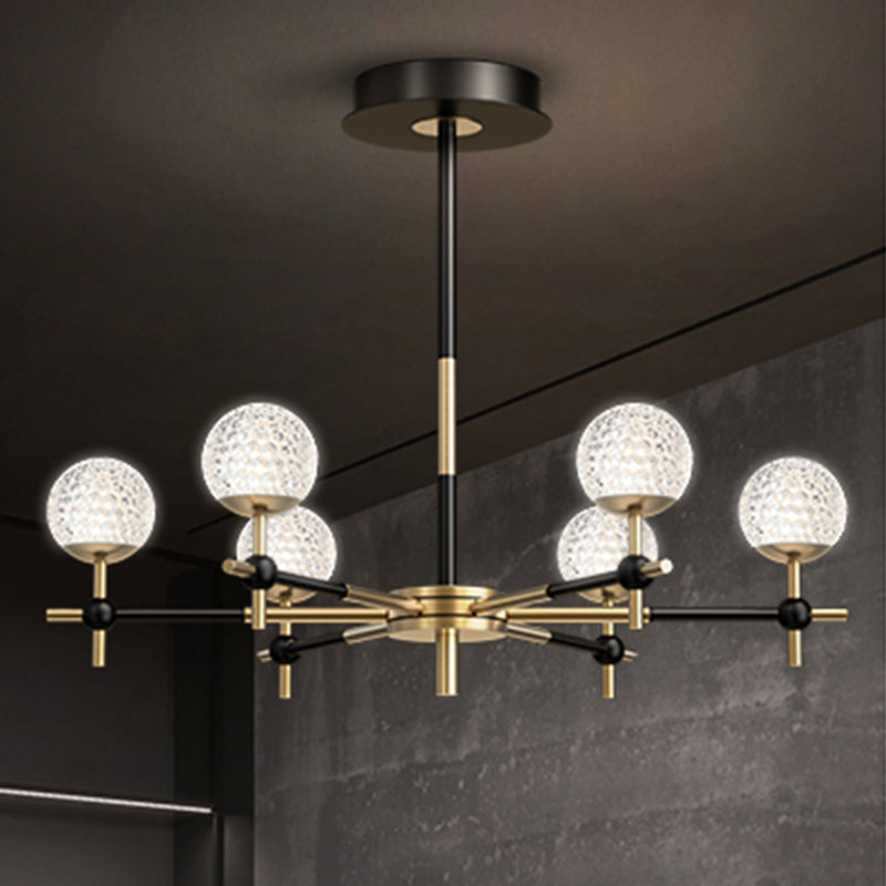 Branch Iron Suspension Light Postmodern Chandelier for Living Room Dinning Room