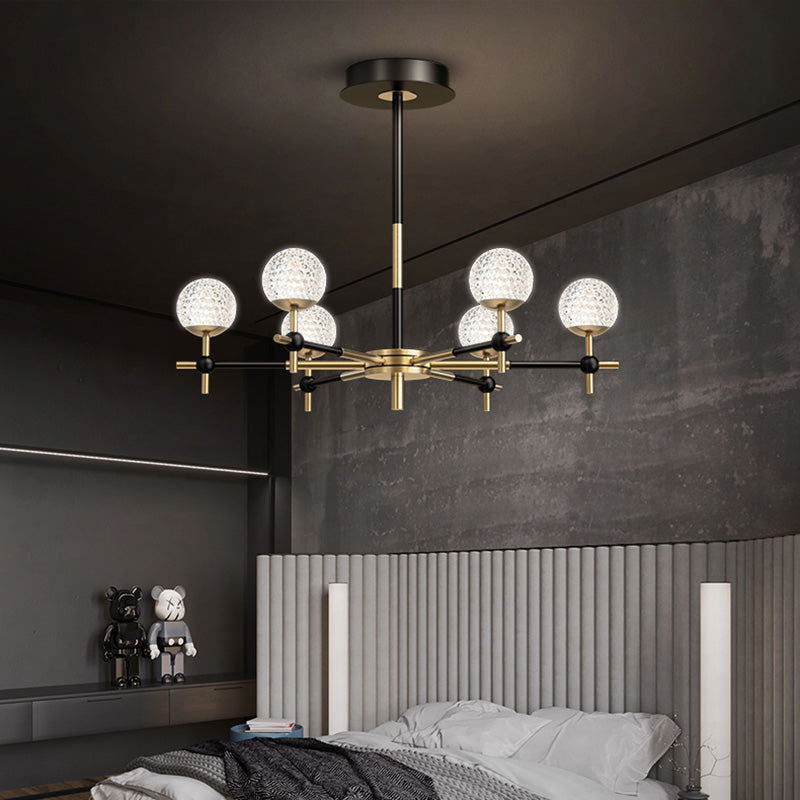 Branch Iron Suspension Light Postmodern Chandelier for Living Room Dinning Room