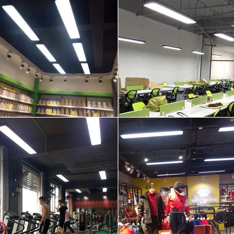 Modern Style LED Pendent Rectangle Suspended Lights for Conference Room