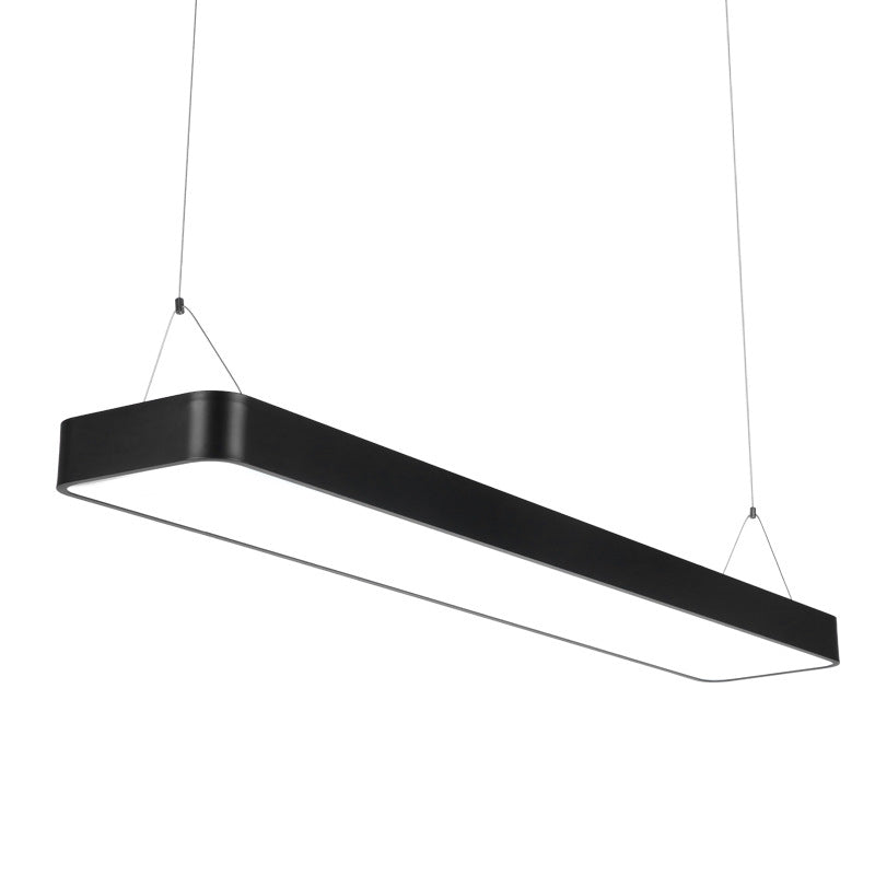 Contemporary Simple Style Rectangle Shaped Led Pendant Decorative Lights for Office