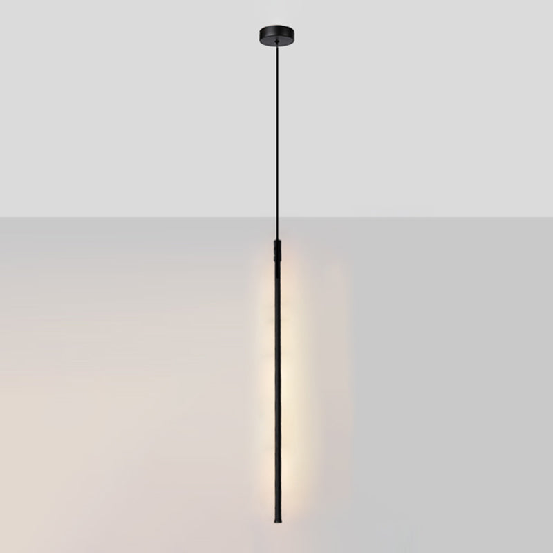 Modern Simple LED Pendant Light Long Line Lamps for Bedroom Dinning Room