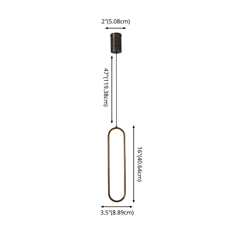 Servo moderno a forma di metallo ovale per la sala da pranzo del bagno per soggiorno