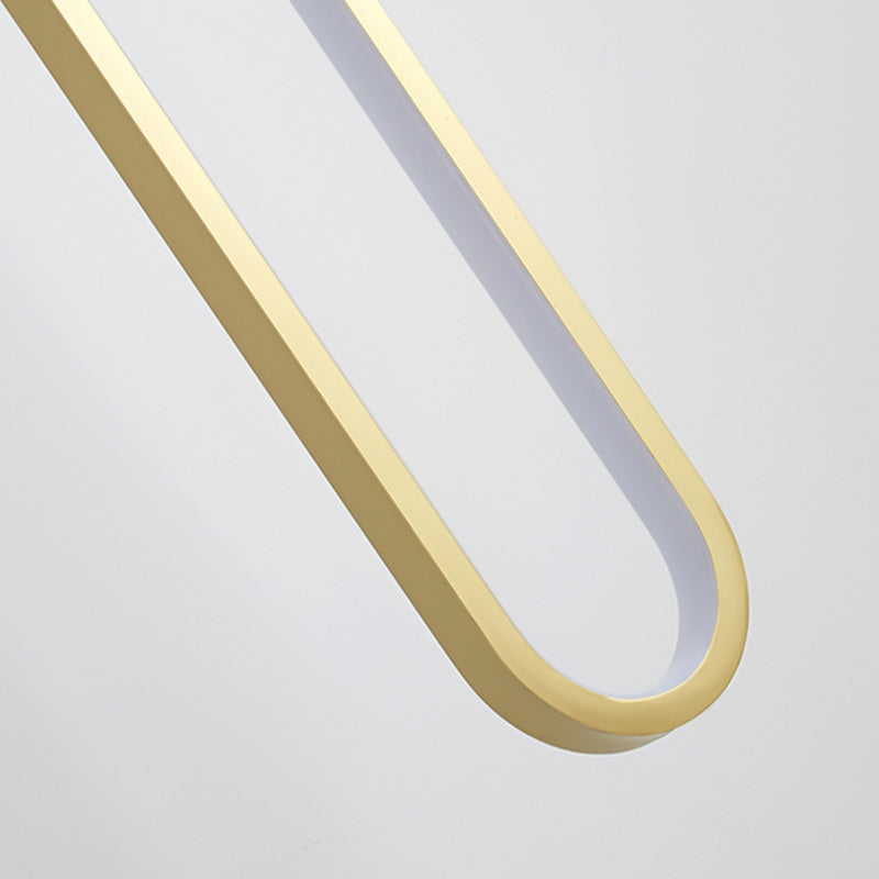 Servo moderno a forma di metallo ovale per la sala da pranzo del bagno per soggiorno