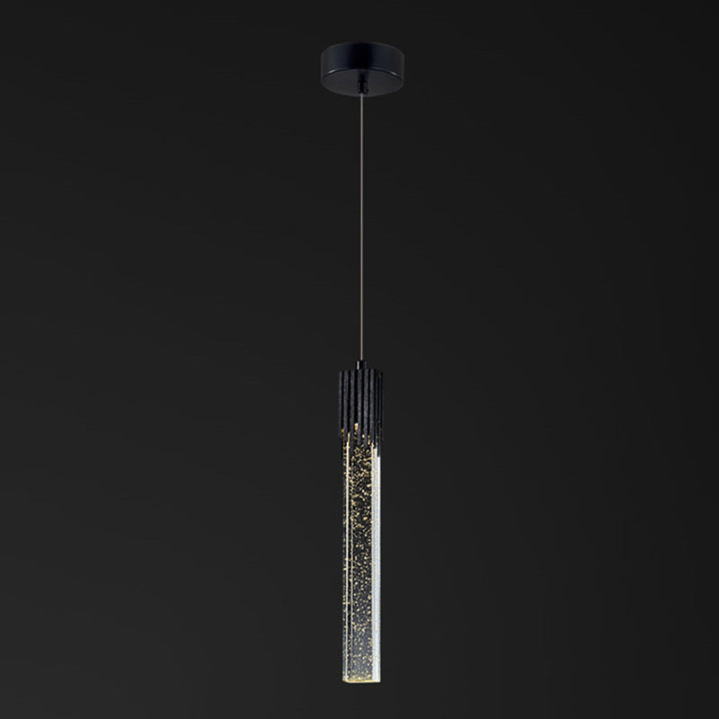 Röhrchen -Anhänger Beleuchtungsrichtung zeitgenössischer Kristall -LED -Schlafzimmer Hanges Anhänger Licht