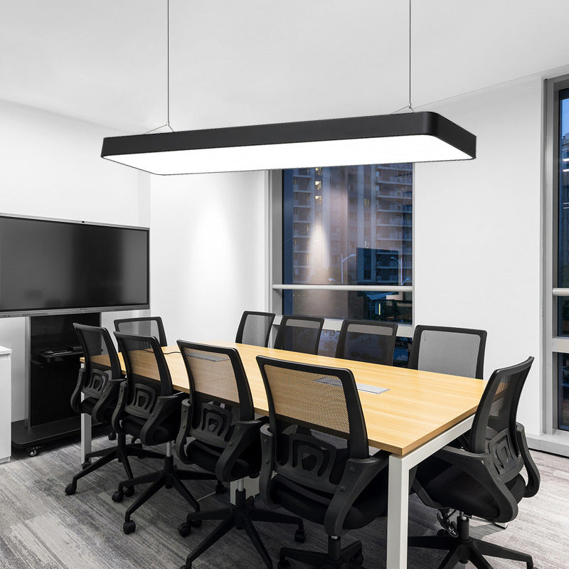 Cadre métallique LED Pendembre dans le style moderne 54W LED Suspended Lights for Office Conference Room