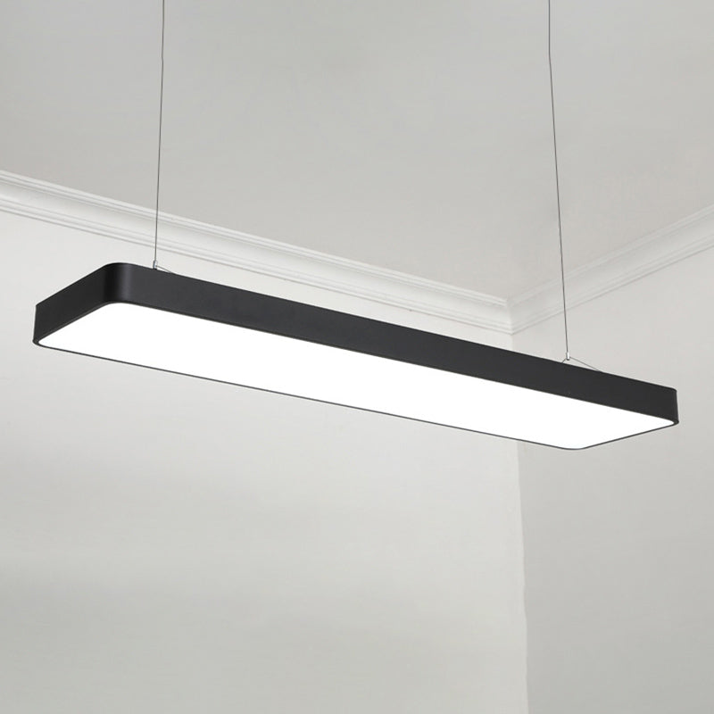 Cadre métallique LED Pendembre dans le style moderne 54W LED Suspended Lights for Office Conference Room