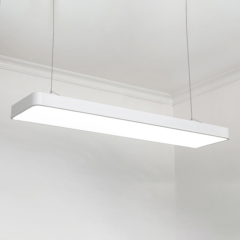 Cadre métallique LED Pendembre dans le style moderne 54W LED Suspended Lights for Office Conference Room