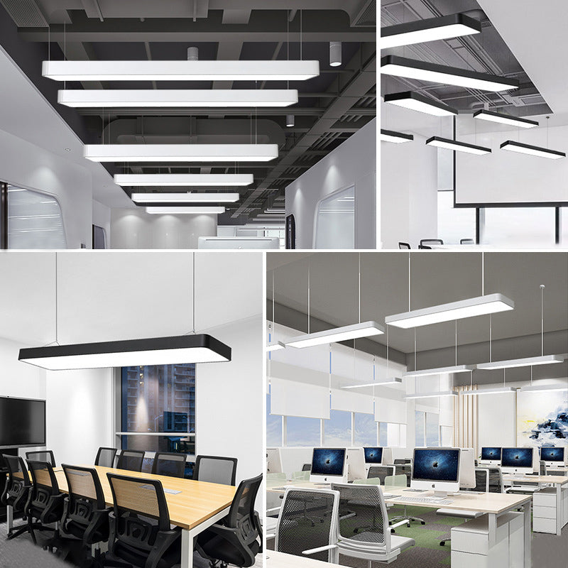 Cadre métallique LED Pendembre dans le style moderne 54W LED Suspended Lights for Office Conference Room