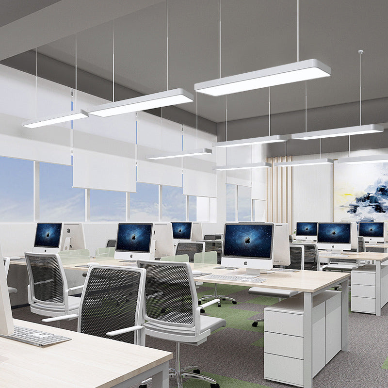 Cadre métallique LED Pendembre dans le style moderne 54W LED Suspended Lights for Office Conference Room