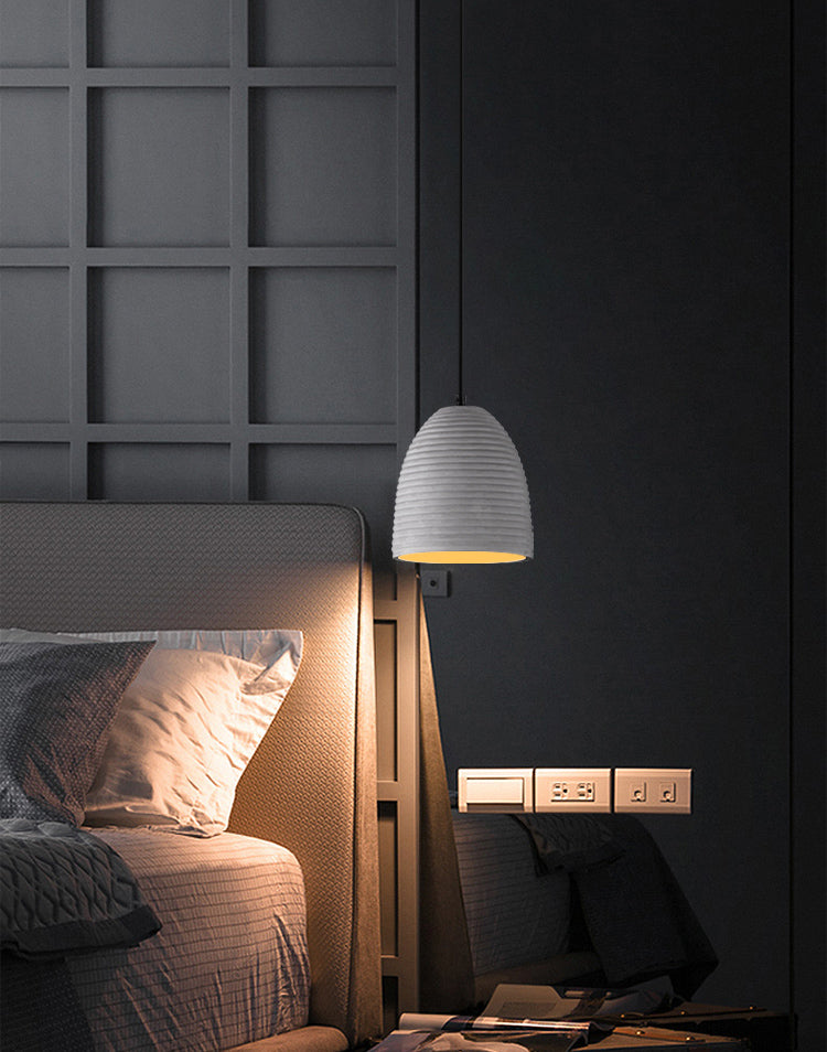 Modern Style Ceiling Suspension Lamp Shaded Hanging Ceiling Light with Cement Shade