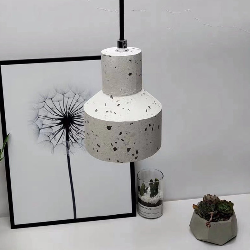 Plateau de pendentif ombré en pierre Style moderne suspendu pendant pour le salon